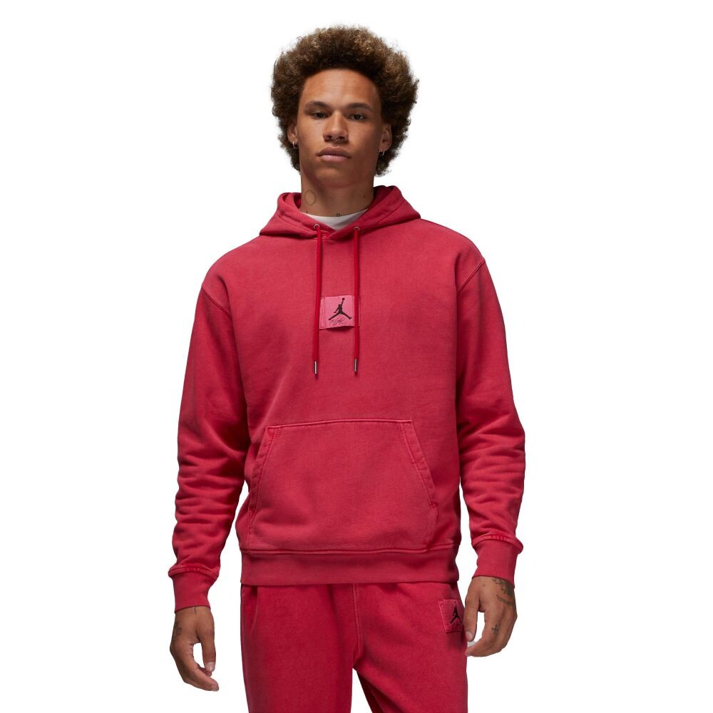 Jordan Essentials Mens Fleece Men's Hoodie Cardinal Red fb7290-619