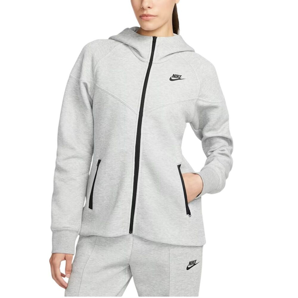 Nike Nsw Tech Fleece Windrunner Full-Zip Women's Hoodie Grey/Black fb8338-013