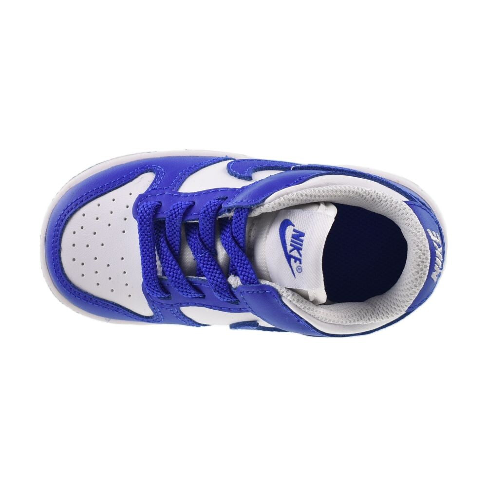 Nike Dunk Low (TD) Toddlers' Shoes White/Hyper Royal fb9107-131
