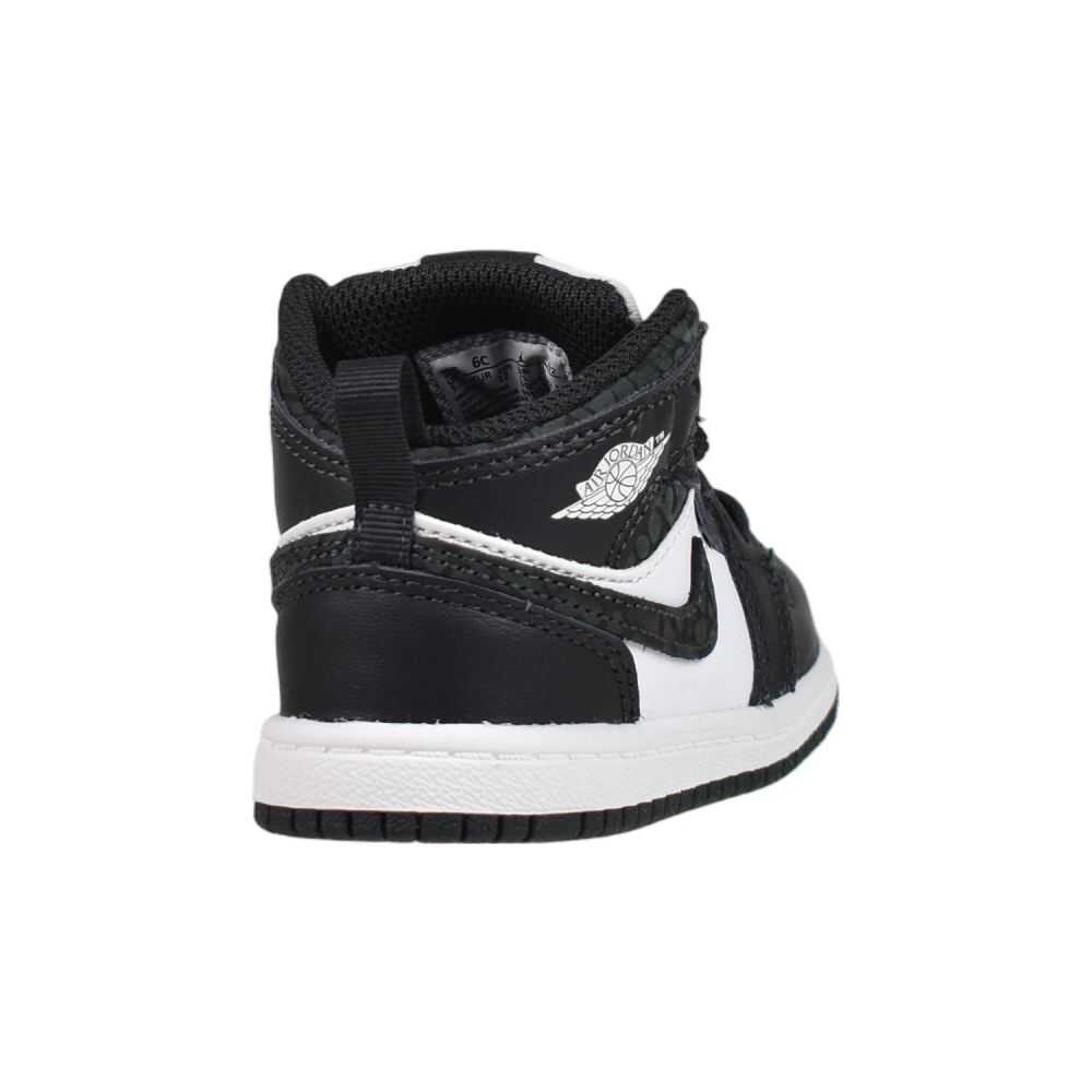Jordan 1 Mid SE (TD) Toddlers' Shoes Off Noir/Black/White fb9912-001