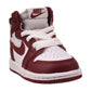 Jordan 1 Retro High (TD) Toddler Shoes Artisanal Red White-Team Red