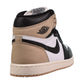 Jordan 1 Retro High OG Latte Women's Shoes Black-Legend Medium Brown