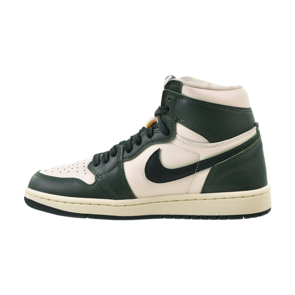 Air Jordan 1 Retro Hi OG Women's Shoes Pale Ivory/Pro Green fd2596-101