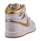 Jordan 1 Retro High OG (PS) Little Kids' Shoes White-Metallic Gold
