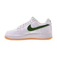 Nike Air Force 1 Low Retro QS Men's Shoes White/Forest Green fd7039-101