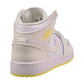 Air Jordan 1 Mid Big Kids' Shoes Sail/Lt Laser Orange-White fd8780-181