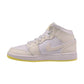 Air Jordan 1 Mid Big Kids' Shoes Sail/Lt Laser Orange-White fd8780-181