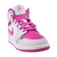 Air Jordan 1 Mid (GS) Big Kids' Shoes Iris Whisper/Fire Pink fd8780-500