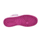 Air Jordan 1 Mid (GS) Big Kids' Shoes Iris Whisper/Fire Pink fd8780-500