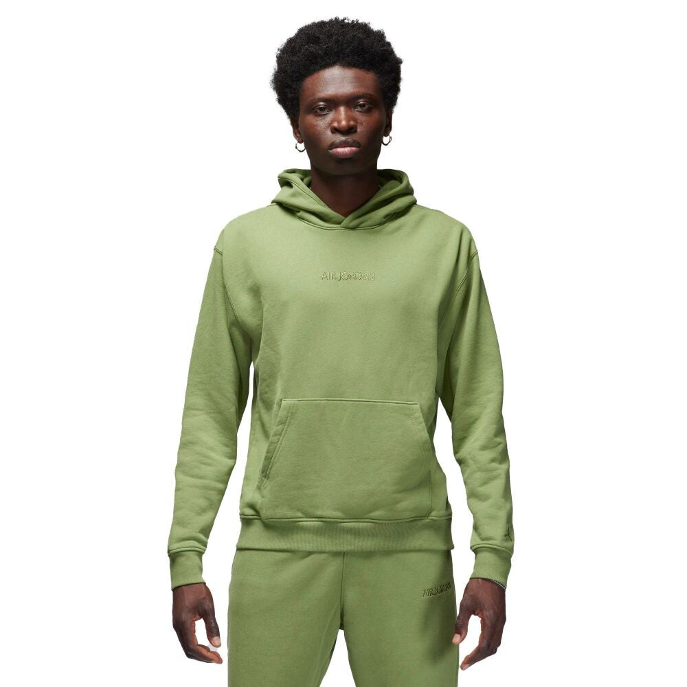 Air Jordan Wordmark Men's Fleece Hoodie Sky J Light Olive fj1966-340