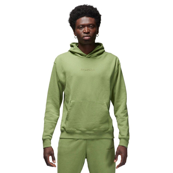 Air Jordan Wordmark Men's Fleece Hoodie Sky J Light Olive fj1966-340