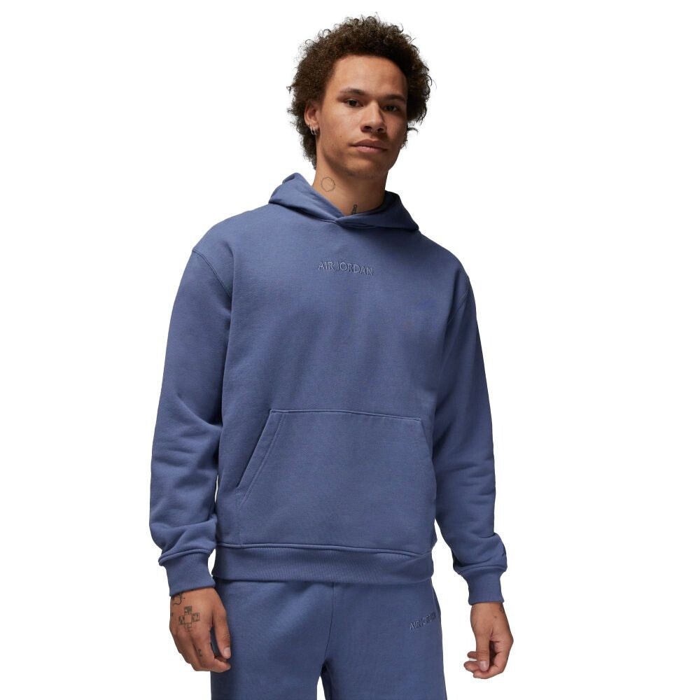 Air Jordan Wordmark Men's Fleece Hoodie Blue fj1966-491