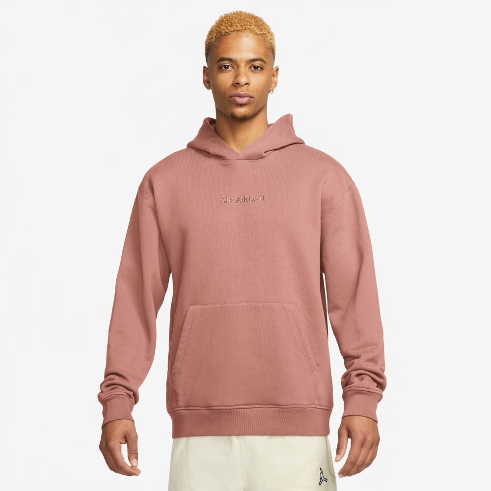 Air Jordan Wordmark Men's Fleece Hoodie Pink fj1966-685