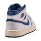 Air Jordan 1 Mid SE (GS) Big Kids' Shoes White/Industrial Blue fn7432-141
