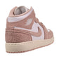 Air Jordan 1 Mid SE (GS) Big Kids' Shoes White/Legend Pink-Sail fn7432-161