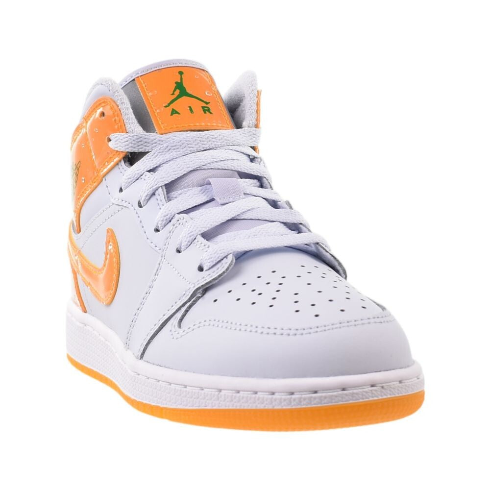Air Jordan 1 Mid SE "Gatorade Pack" Big Kids' Shoes Grey/Orange fn9053-018