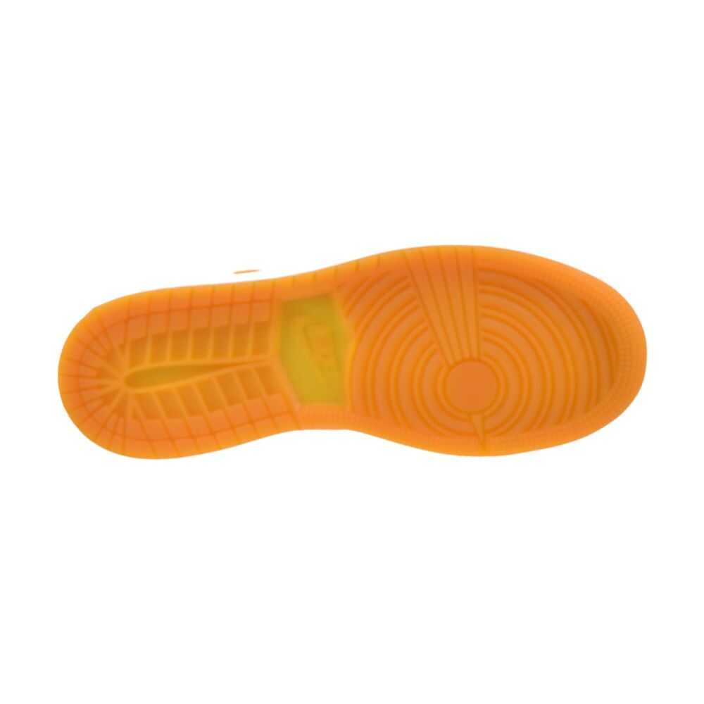 Air Jordan 1 Mid SE "Gatorade Pack" Big Kids' Shoes Grey/Orange fn9053-018