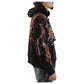 Smoke Rise Paradise Lightning Fleece 2-Fer Men's Hoodie Black fo25567-black
