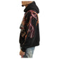 Smoke Rise Paradise Lightning Fleece 2-Fer Men's Hoodie Black fo25567-black