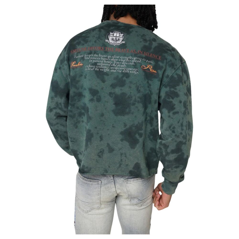 Smoke Rise Magnificence French Terry Crewneck Men's Sweatshirt June Bug fo25576-jb