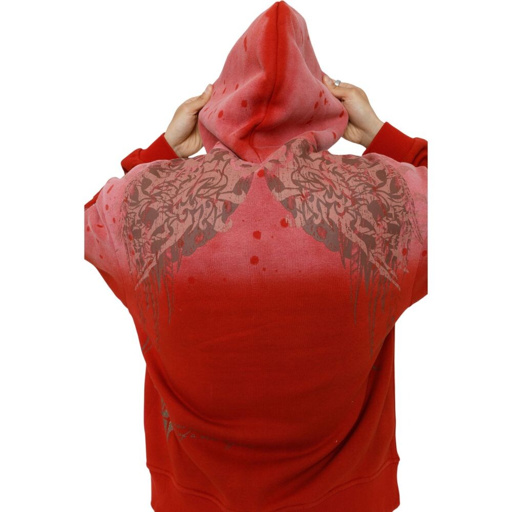 Smoke Rise Sacred Dawn Full Zip Men's Hoodie Cinnabar fo26f537-cinnabar