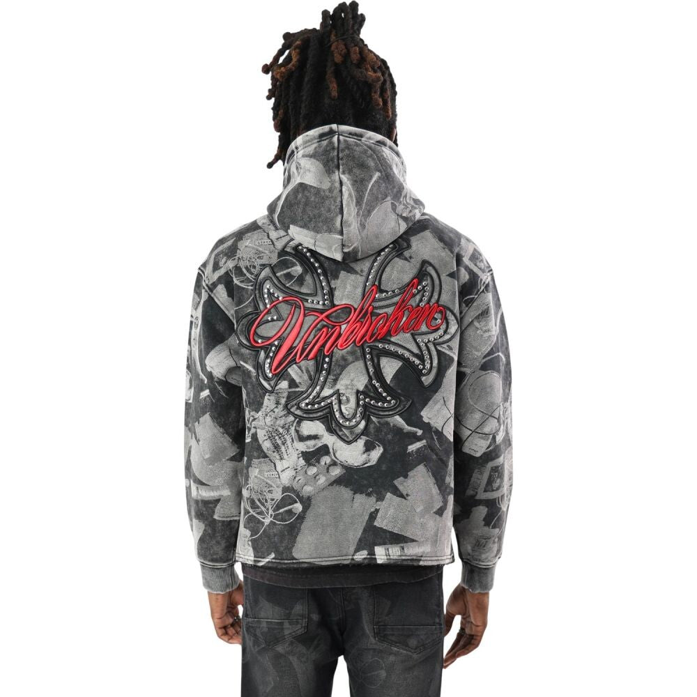 Smoke Rise Voices Within Full Zip Men's Hoodie Black fo26f548-1xz