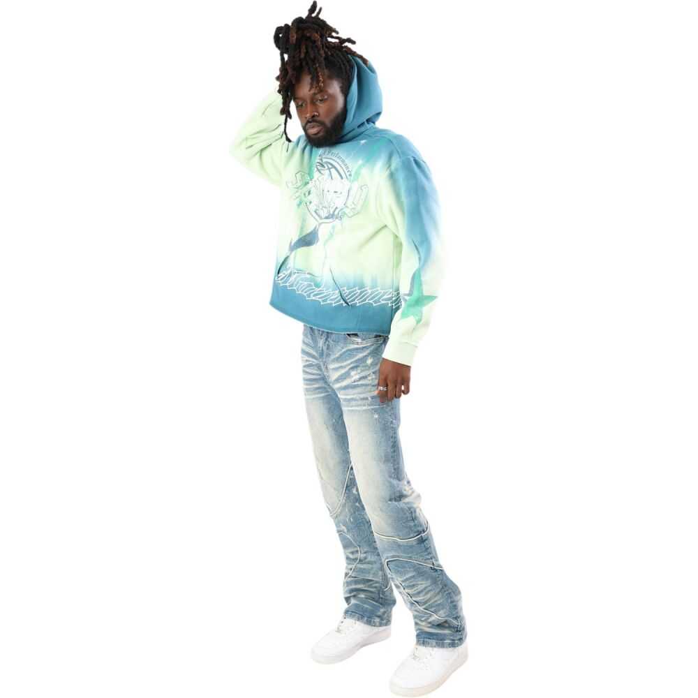 Smoke Rise Speedway Dip Dye Men's Hoodie Spray  fo26f554-2on