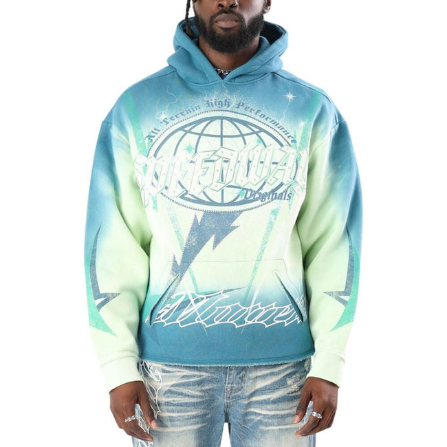 Smoke Rise Speedway Dip Dye Men's Hoodie Spray  fo26f554-2on