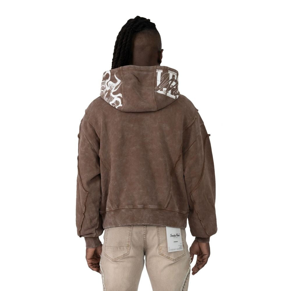 Smoke Rise World Legacy Pullover Men's Hoodie Mustang fo26s441-mustang