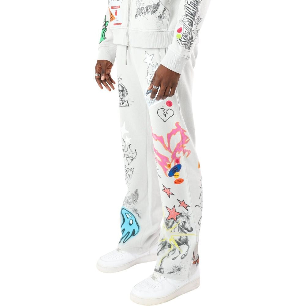 Smoke Rise Doodle Fleece Men's Sweatpants Microchip fp26f530-2ek