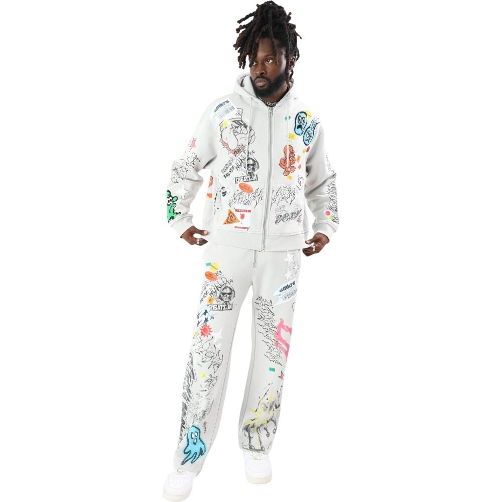Smoke Rise Doodle Fleece Men's Sweatpants Microchip fp26f530-2ek