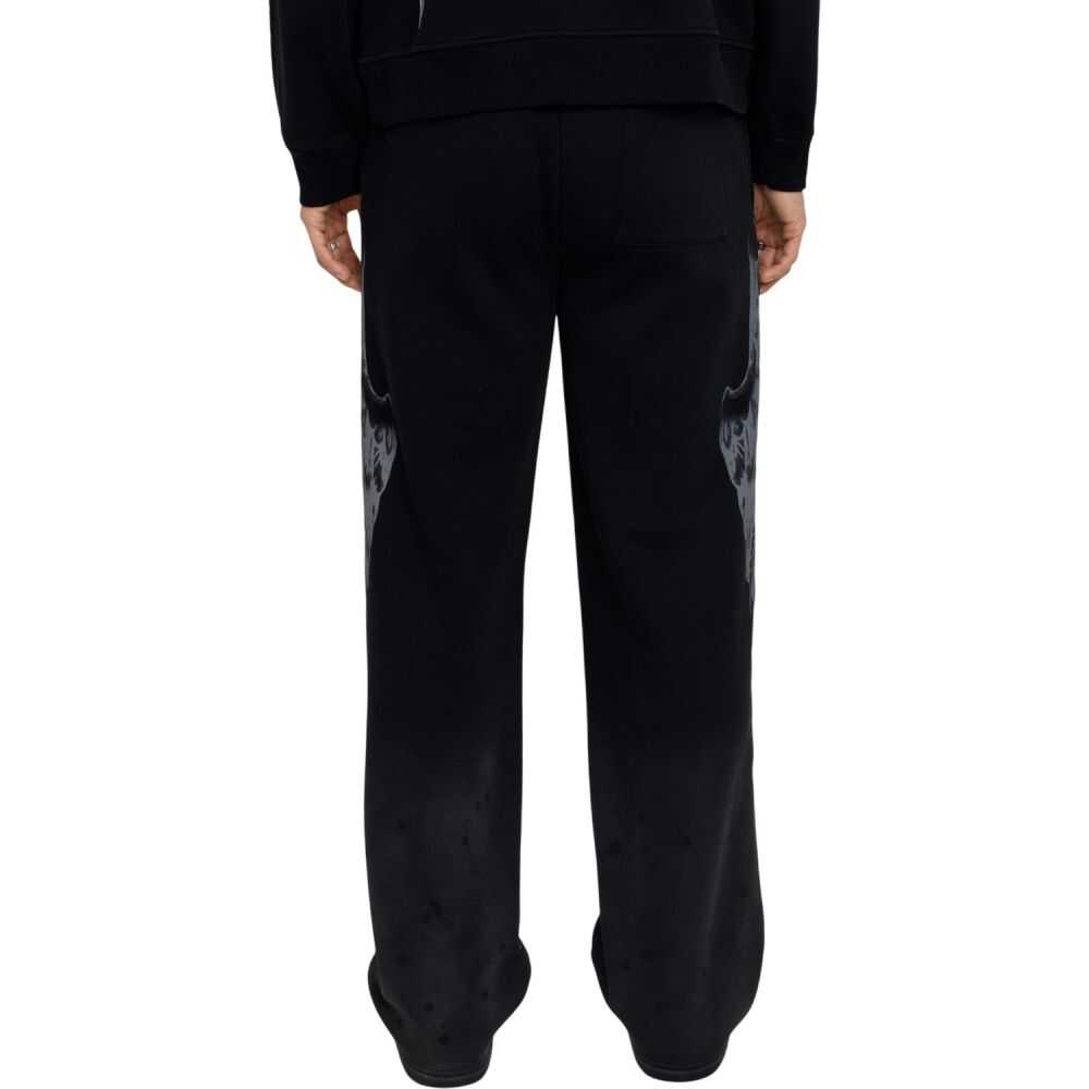 Smoke Rise Sacred Dawn Fleece Men's Sweatpants Black fp26f537-black