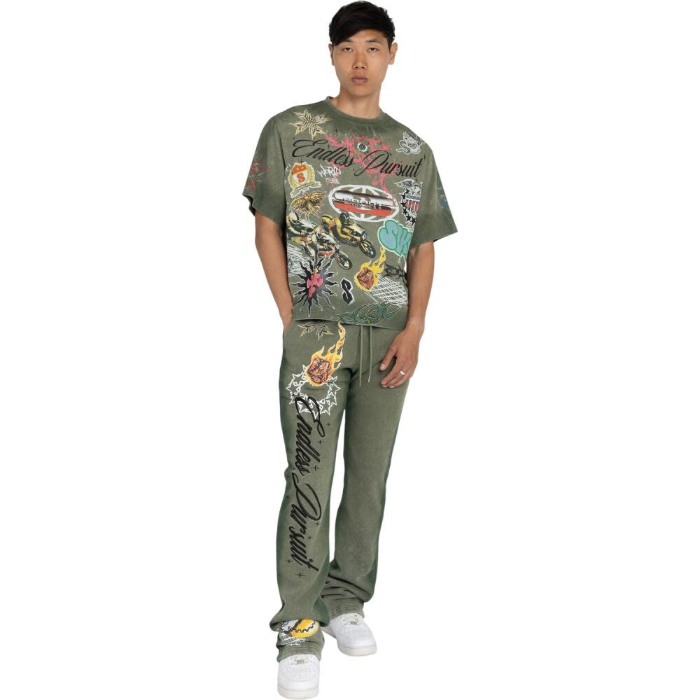 Smoke Rise Endless Pursuit Men's Sweatpants Vintage Army fp26f542z-vintagearmy