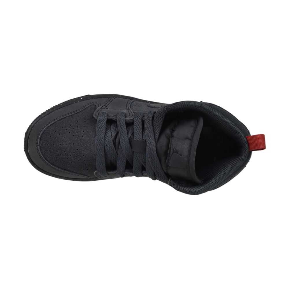 Jordan 1 Mid SE Craft Little Kids' Shoes Dark Smoke Grey/Black fq7754-001