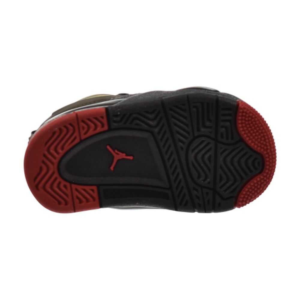 Jordan 4 RM Toddlers' Shoes Black/Varsity Red fq7937-060