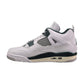 Air Jordan 4 Retro "Oxidized Green" Men's Shoes White-Neutral Grey