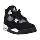 Air Jordan 4 Retro "White Thunder" Men's Shoes Black/White fq8138-001