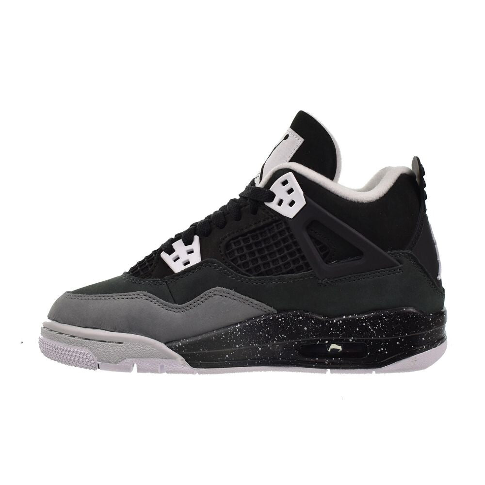 Jordan 4 Retro "Fear" (GS) Big Kids' Shoes Black/White-Anthracite fq8213-002