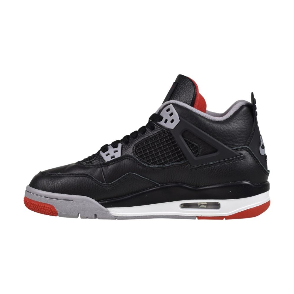 Air Jordan 4 Retro (GS) "Bred Reimagined" Big Kids' Shoes Black/Red fq8213-006