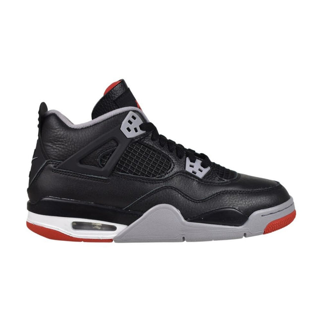 Air Jordan 4 Retro (GS) "Bred Reimagined" Big Kids' Shoes Black/Red fq8213-006