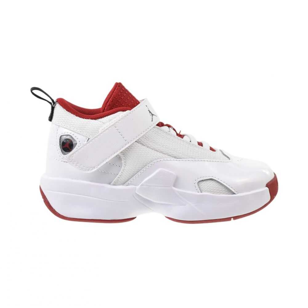 Jordan Max Aura 6 (PS) Little Kids' Shoes White/Black/Gym Red fq8299-106