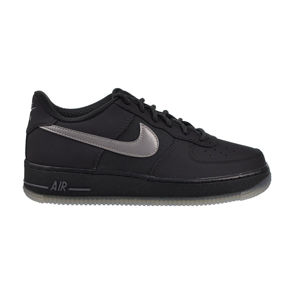 Nike Air Force 1 Low (GS) Big Kids' Shoes Anthracite-Reflective Silver