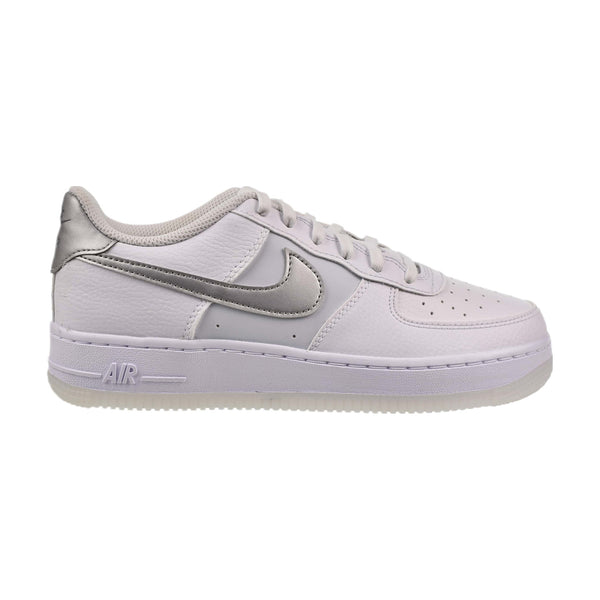 Nike Air Force 1 (GS) Big Kids' Shoes White-Pure Platinum