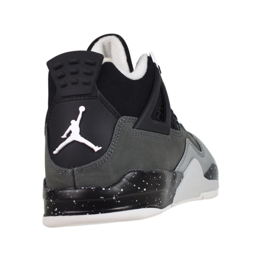 Jordan 4 Retro "Fear" Little Kids' Shoes Black/White-Anthracite fv4537-002