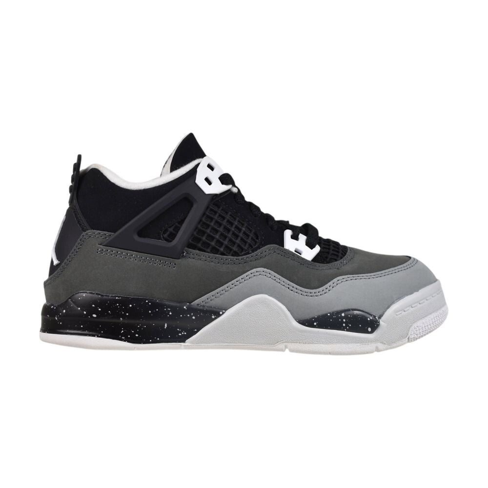 Jordan 4 Retro "Fear" Little Kids' Shoes Black/White-Anthracite fv4537-002