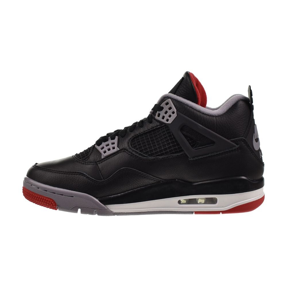 Jordan 4 Retro "Bred Reimagined" Men's Shoes Black/Fire Red fv5029-006