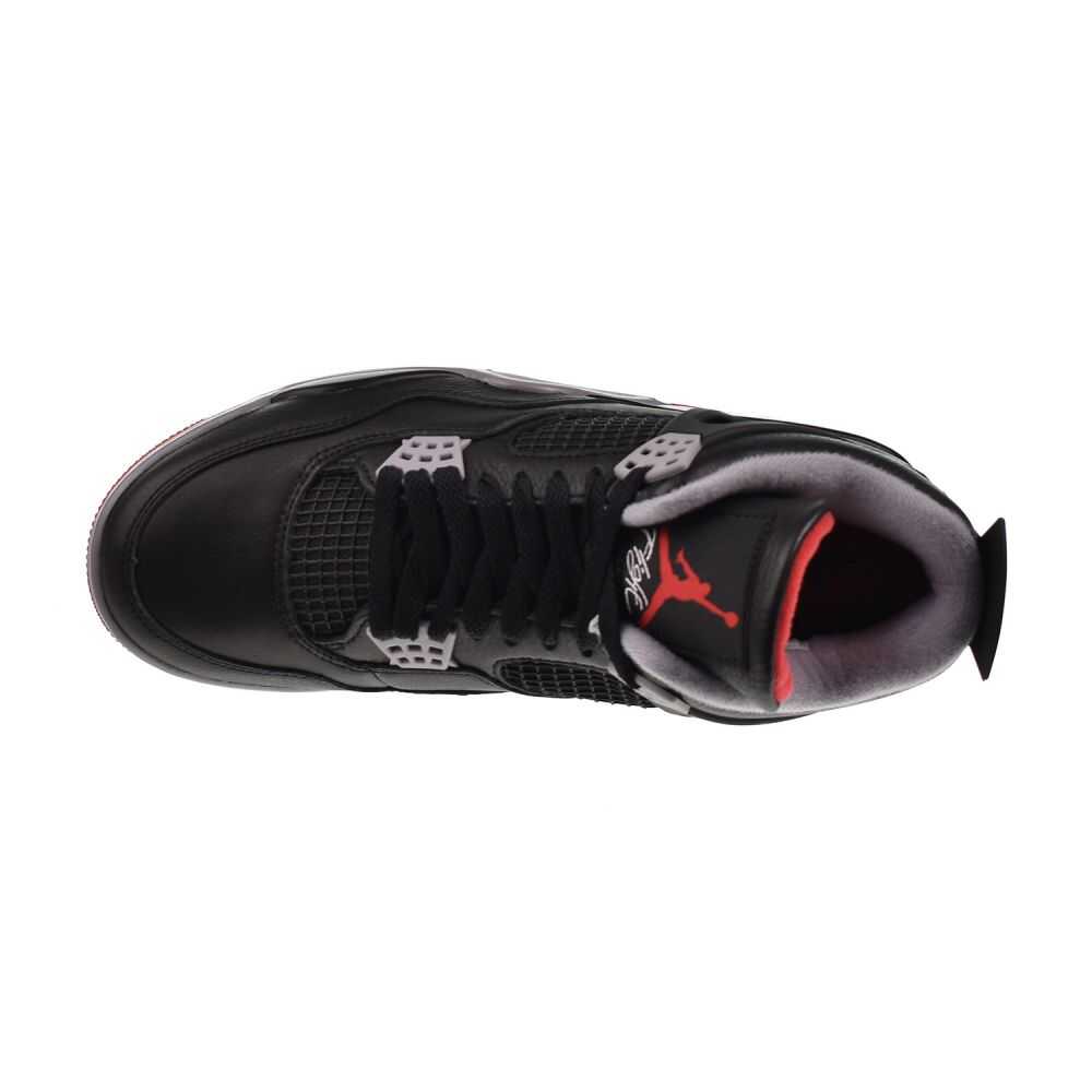 Jordan 4 Retro "Bred Reimagined" Men's Shoes Black/Fire Red fv5029-006