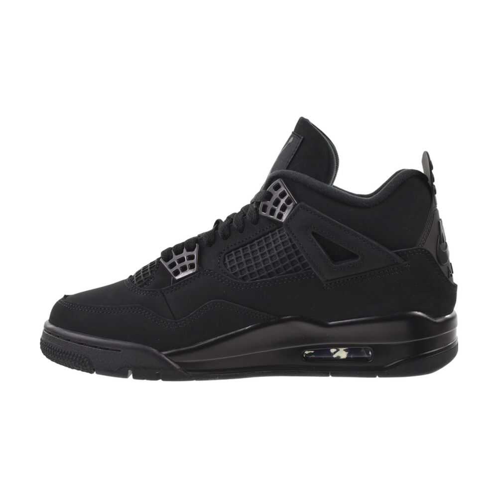 Air Jordan 4 Retro "Black Cat" Men's Shoes Black-Light Graphite fv5029-010
