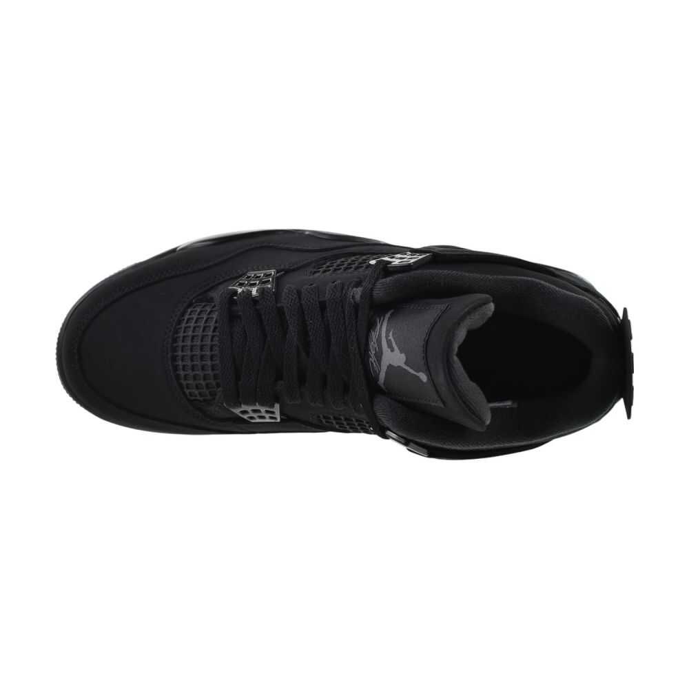 Air Jordan 4 Retro "Black Cat" Men's Shoes Black-Light Graphite fv5029-010