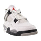 Air Jordan 4 Retro "White Cement" Men's Shoes Summit White/Red fv5029-100